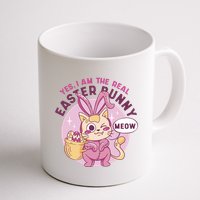 Yes I'm The Real Easter Bunny Funny Cat Mug