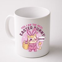 Yes I'm The Real Easter Bunny Funny Cat Mug