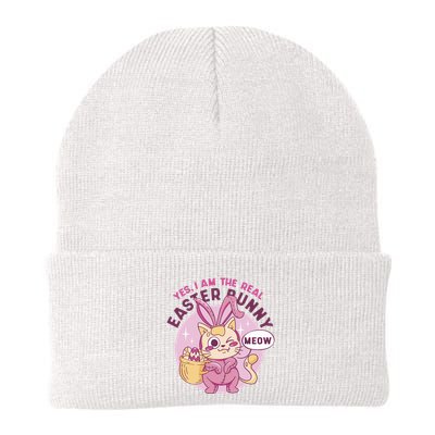 Yes I'm The Real Easter Bunny Funny Cat Beanie