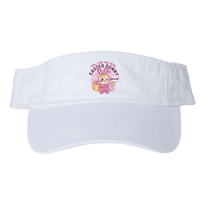 Yes I'm The Real Easter Bunny Funny Cat Visor