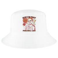 Yes I'm That Crazy Pickleball Lady Funny Cool Comfort Performance Bucket Hat