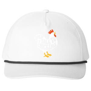 Yep I Talk To Chickens Chicken Lover Farmyard Animal Lover Snapback Five-Panel Rope Hat