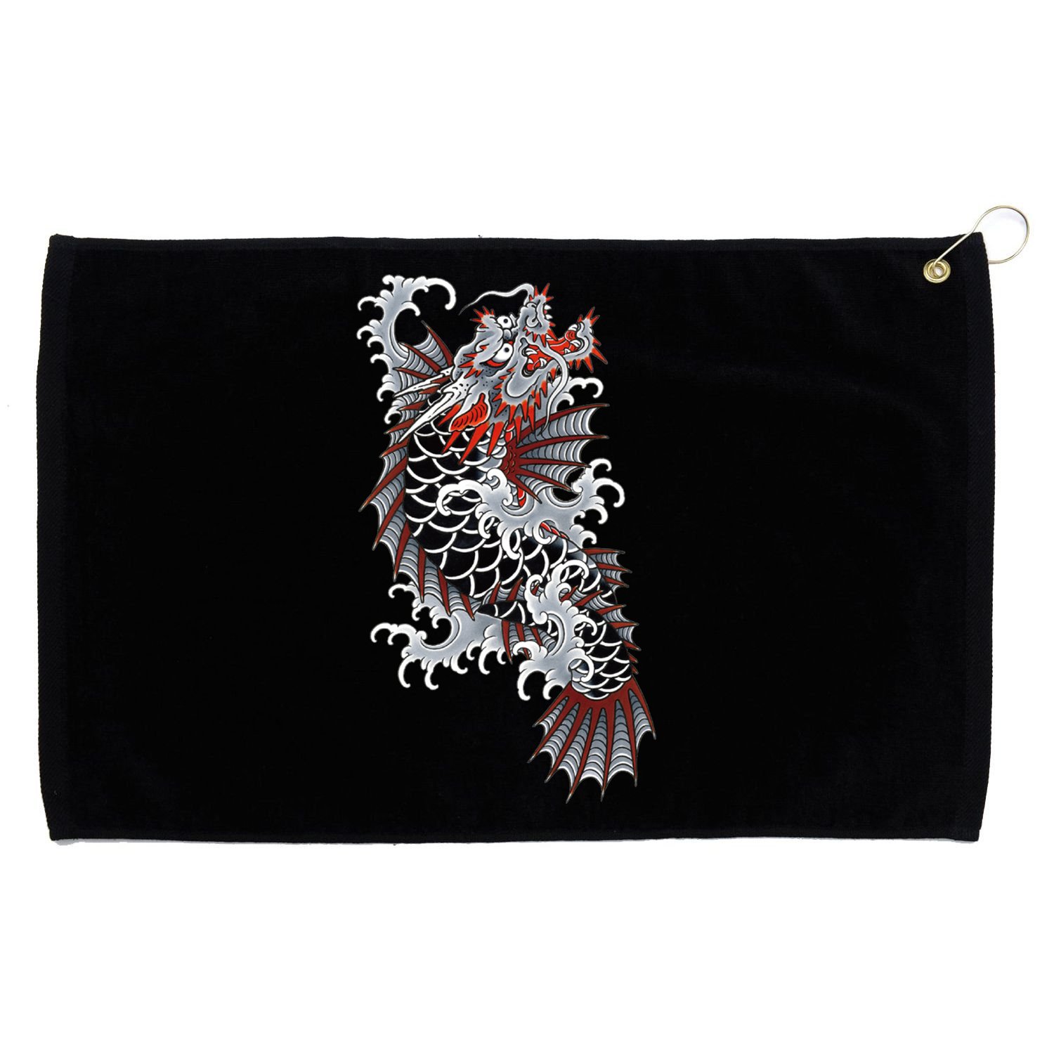 Yakuza Ichiban Tattoo Grommeted Golf Towel