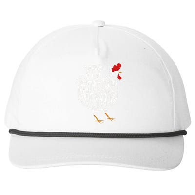 Yep I Talk To Chickens Cute Chicken Buffs Tee Snapback Five-Panel Rope Hat