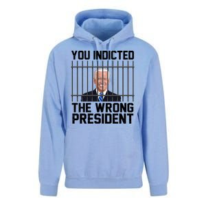 You Indicted The Wrong President Joe Biden Funny Unisex Surf Hoodie