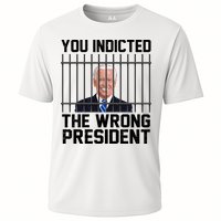 You Indicted The Wrong President Joe Biden Funny Cooling Performance Crew T-Shirt