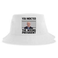 You Indicted The Wrong President Joe Biden Funny Sustainable Bucket Hat