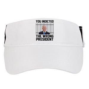 You Indicted The Wrong President Joe Biden Funny Adult Drive Performance Visor