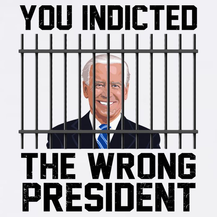 You Indicted The Wrong President Joe Biden Funny Flatbill Hat