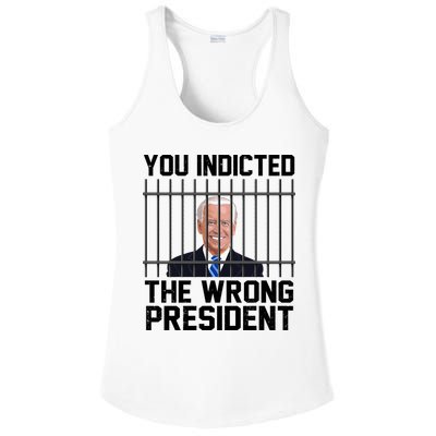 You Indicted The Wrong President Joe Biden Funny Ladies PosiCharge Competitor Racerback Tank