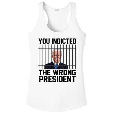 You Indicted The Wrong President Joe Biden Funny Ladies PosiCharge Competitor Racerback Tank