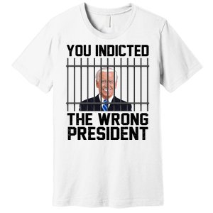 You Indicted The Wrong President Joe Biden Funny Premium T-Shirt