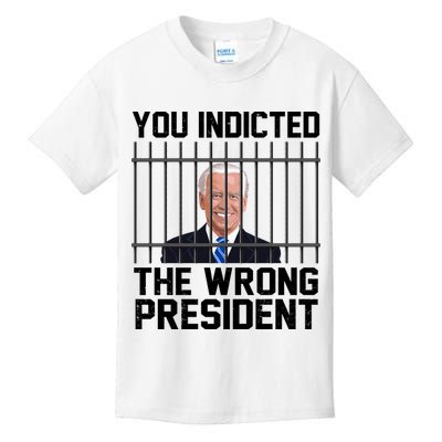 You Indicted The Wrong President Joe Biden Funny Kids T-Shirt
