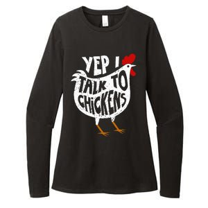 Yep I Talk To Chickens Womens CVC Long Sleeve Shirt