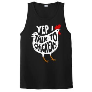 Yep I Talk To Chickens PosiCharge Competitor Tank