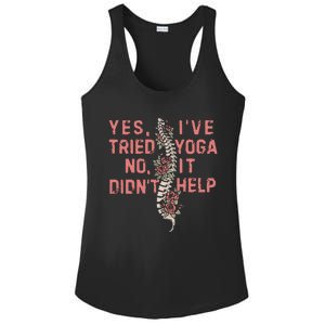 Yes IVe Tried Yoga Chronic Invisible Illness Ladies PosiCharge Competitor Racerback Tank