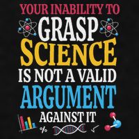 Your Inability To Grasp Science Is Not A Valid Argument Gift Ladies PosiCharge Tri-Blend Wicking Tank