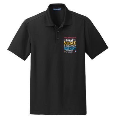Your Inability To Grasp Science Is Not A Valid Argument Gift Dry Zone Grid Polo
