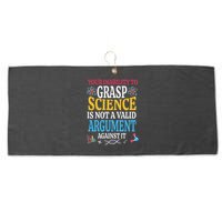 Your Inability To Grasp Science Is Not A Valid Argument Gift Large Microfiber Waffle Golf Towel