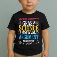 Your Inability To Grasp Science Is Not A Valid Argument Gift Toddler T-Shirt