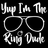 Yup Im The Ring Dude Funny Ring Bearer Wedding Gift Impact Tech Backpack