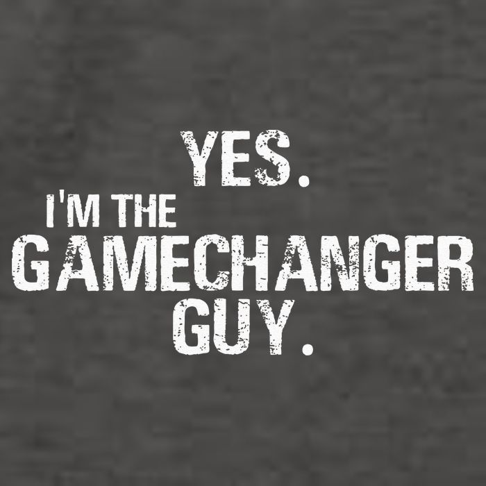 Yes I'm The Gamechanger Guy Funny Baseball Vector Backpack