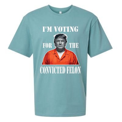 Yes Im Voting Convicted Felon 2024 Sueded Cloud Jersey T-Shirt