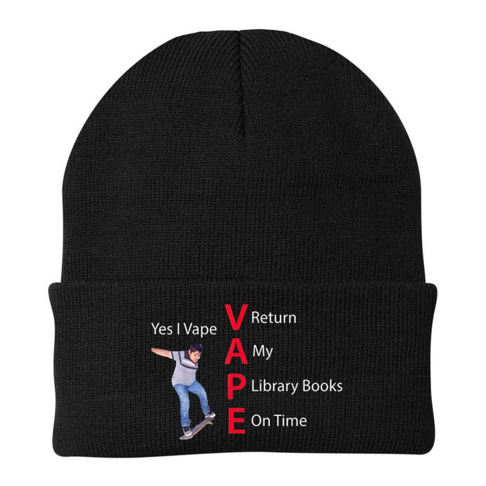 Yes I Vape Return My Library Books On Time Beanie
