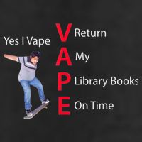 Yes I Vape Return My Library Books On Time Trucker Hat