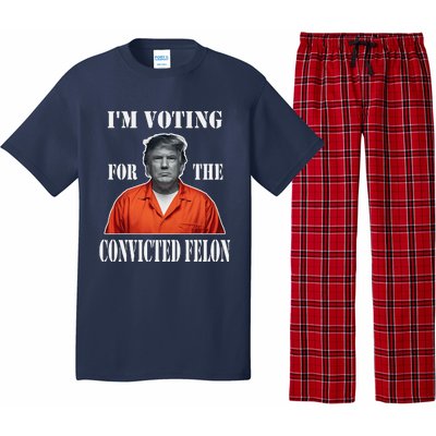 Yes IM Voting Convicted Felon 2024 Pajama Set