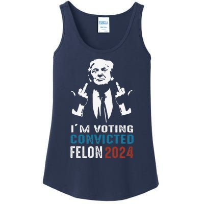 Yes IM Voting Convicted Felon 2024 Ladies Essential Tank