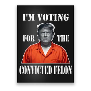 Yes IM Voting Convicted Felon 2024 Poster