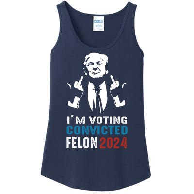 Yes IM Voting Convicted Felon 2024 Ladies Essential Tank