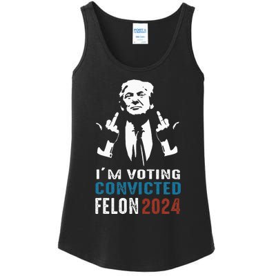 Yes IM Voting Convicted Felon 2024 Ladies Essential Tank