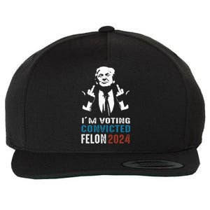 Yes IM Voting Convicted Felon 2024 Wool Snapback Cap