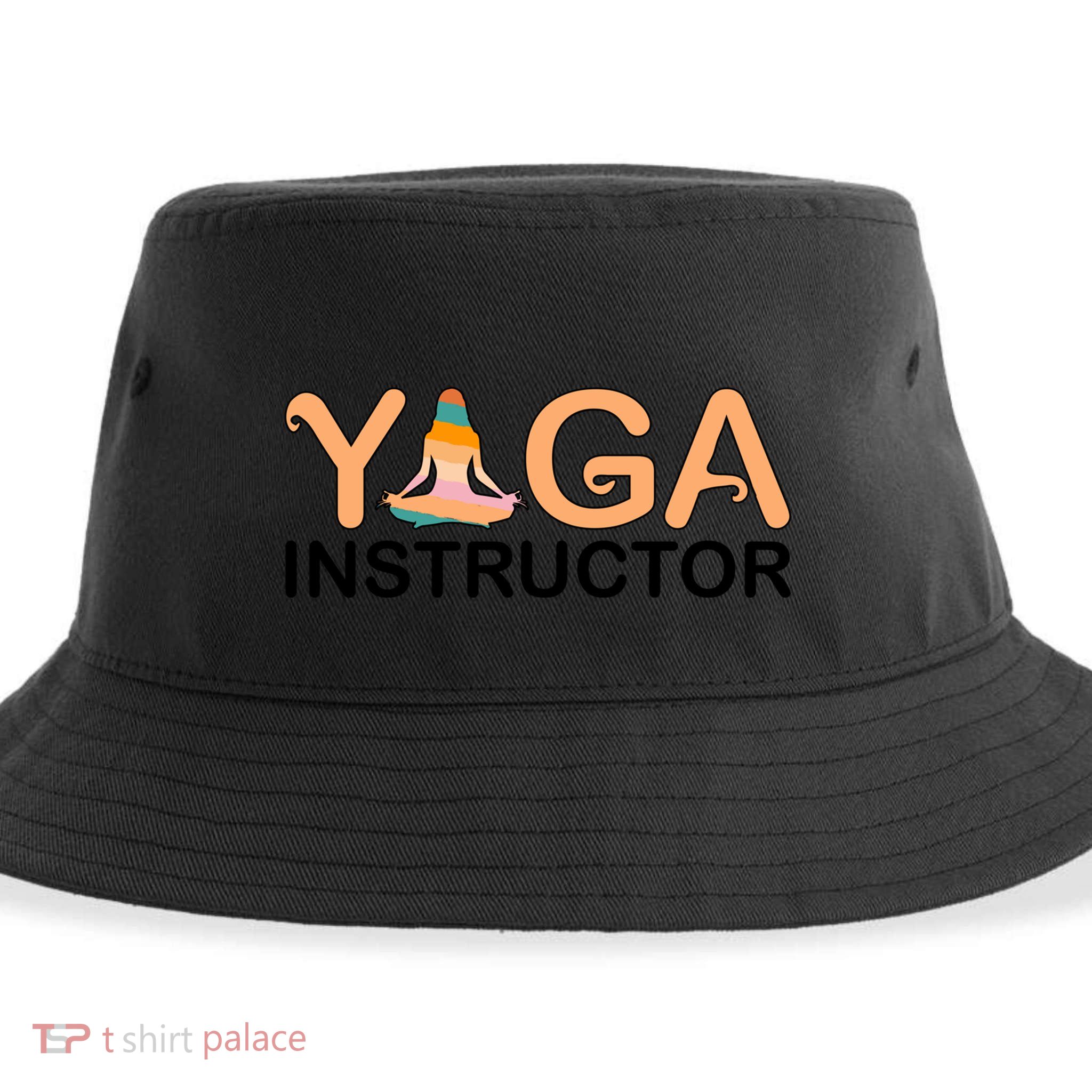 Yoga Instructor Yoga Teacher Yoga Instructors Funny Gift Sustainable Bucket Hat