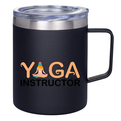 Yoga Instructor Yoga Teacher Yoga Instructors Funny Gift 12oz Stainless Steel Coffee Mug