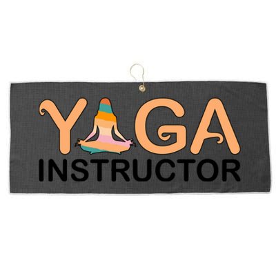 Yoga Instructor Yoga Teacher Yoga Instructors Funny Gift Large Microfiber Waffle Golf Towel