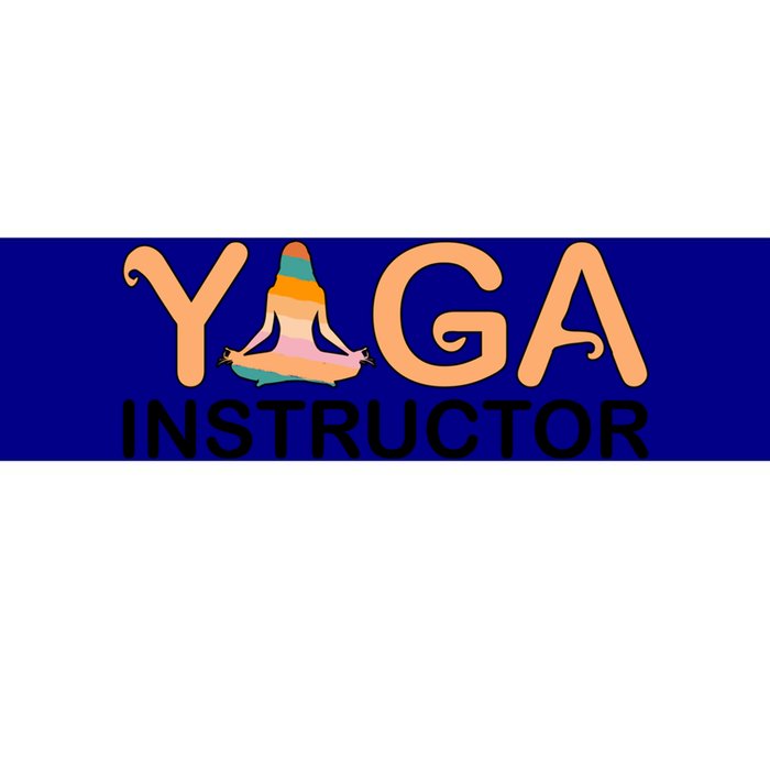 Yoga Instructor Yoga Teacher Yoga Instructors Funny Gift Bumper Sticker