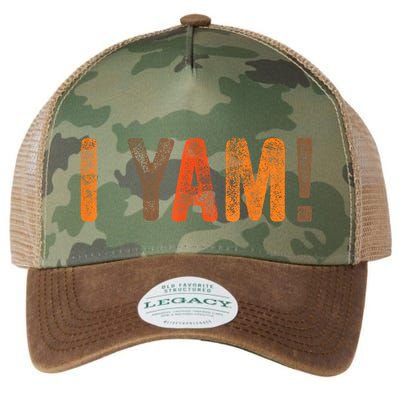 Yes I Yam My Sweet Potato For Matching Couple Thanksgiving Legacy Tie Dye Trucker Hat
