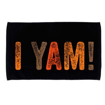 Yes I Yam My Sweet Potato For Matching Couple Thanksgiving Microfiber Hand Towel