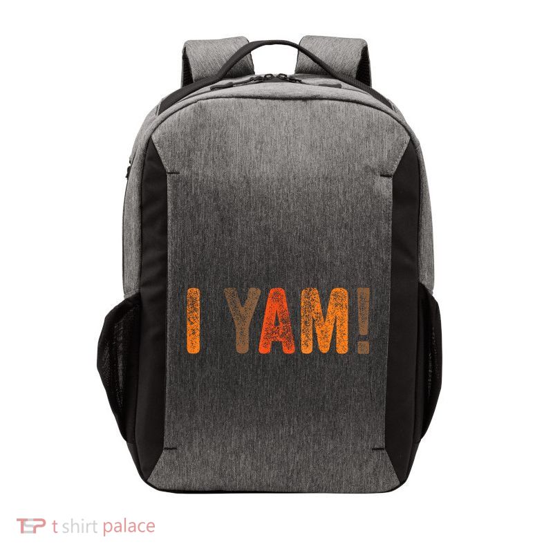 Yes I Yam My Sweet Potato For Matching Couple Thanksgiving Vector Backpack