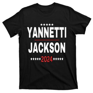 Yannetti Jackson 2024 Vote For Your Favorite Defense Team! T-Shirt