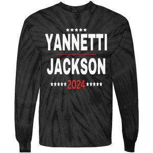 Yannetti Jackson 2024 Vote For Your Favorite Defense Team! Tie-Dye Long Sleeve Shirt