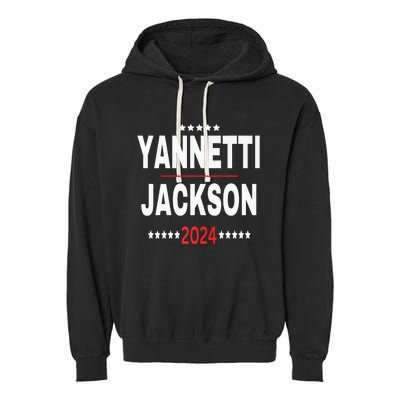 Yannetti Jackson 2024 Vote For Your Favorite Defense Team Garment-Dyed Fleece Hoodie