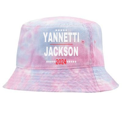 Yannetti Jackson 2024 Vote For Your Favorite Defense Team! Premium Tie-Dyed Bucket Hat