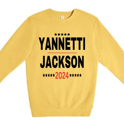 Yannetti Jackson 2024 Vote For Your Favorite Defense Team! Premium Crewneck Sweatshirt