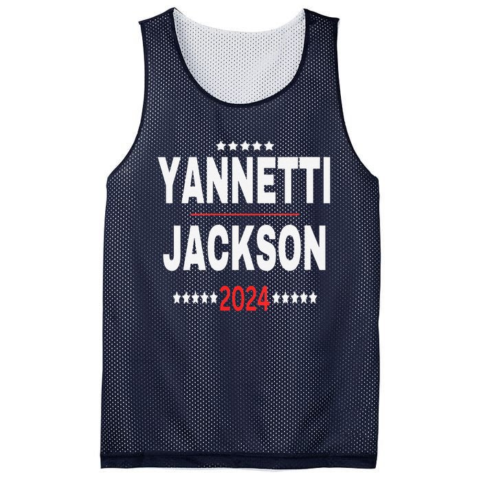 Yannetti Jackson 2024 Vote For Your Favorite Defense Team! Mesh Reversible Basketball Jersey Tank