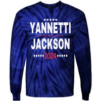 Yannetti Jackson 2024 Vote For Your Favorite Defense Team! Tie-Dye Long Sleeve Shirt