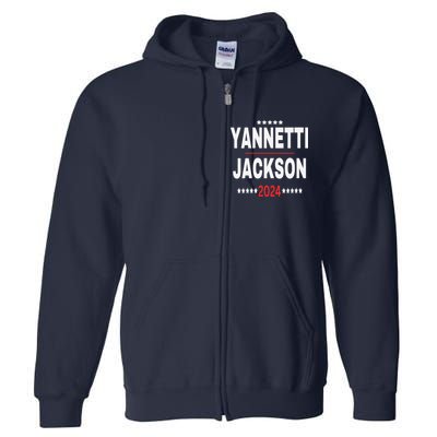 Yannetti Jackson 2024 Vote For Your Favorite Defense Team! Full Zip Hoodie